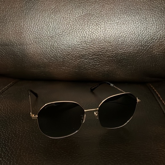 Jimmy Choo women’s logo monogram round aviator sunglasses NEW - Picture 5 of 14